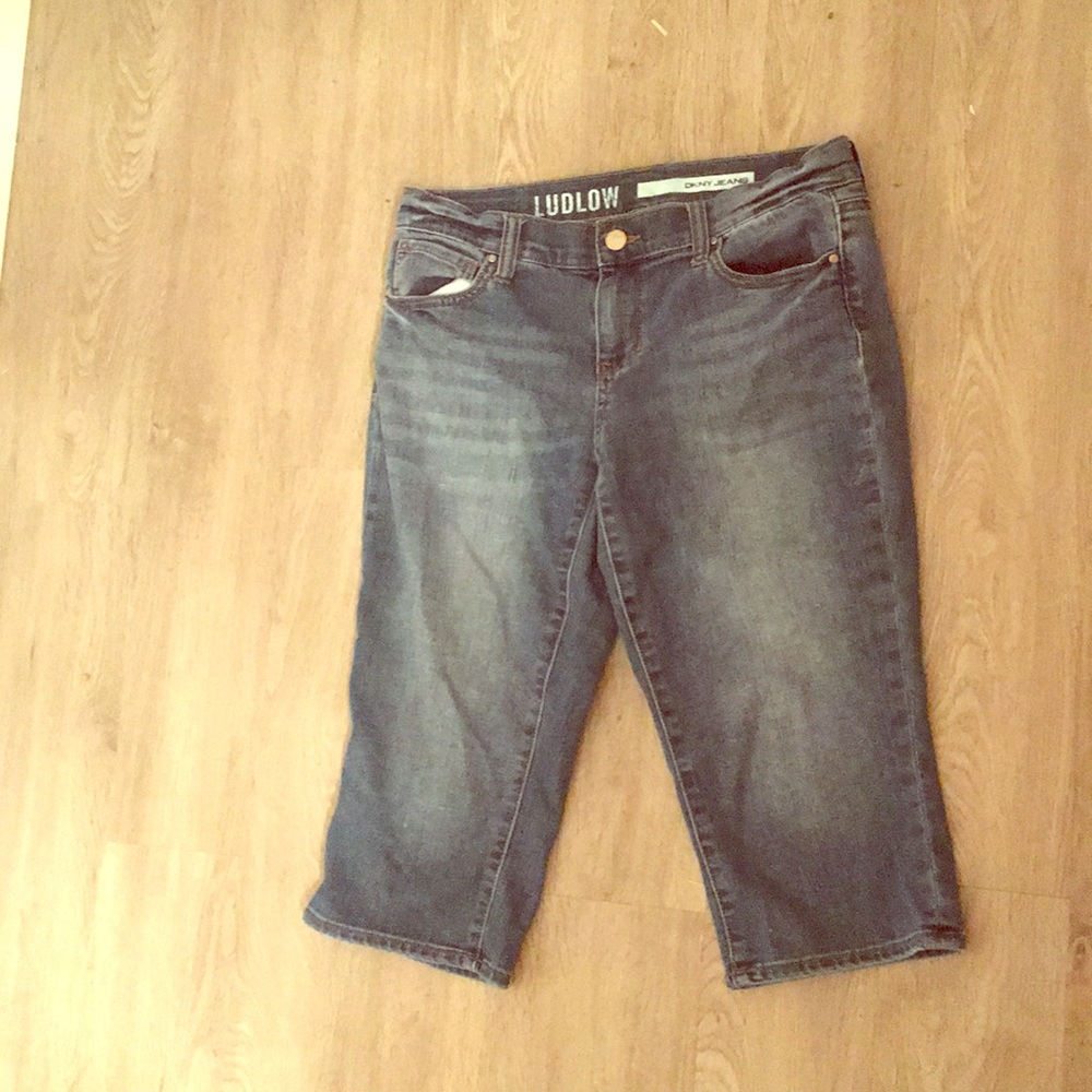 Denim crop jeans